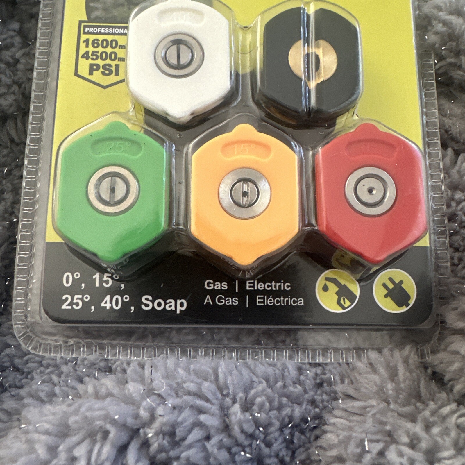 5pack Pressure Washer Surface Maxx Professional Spray Tips