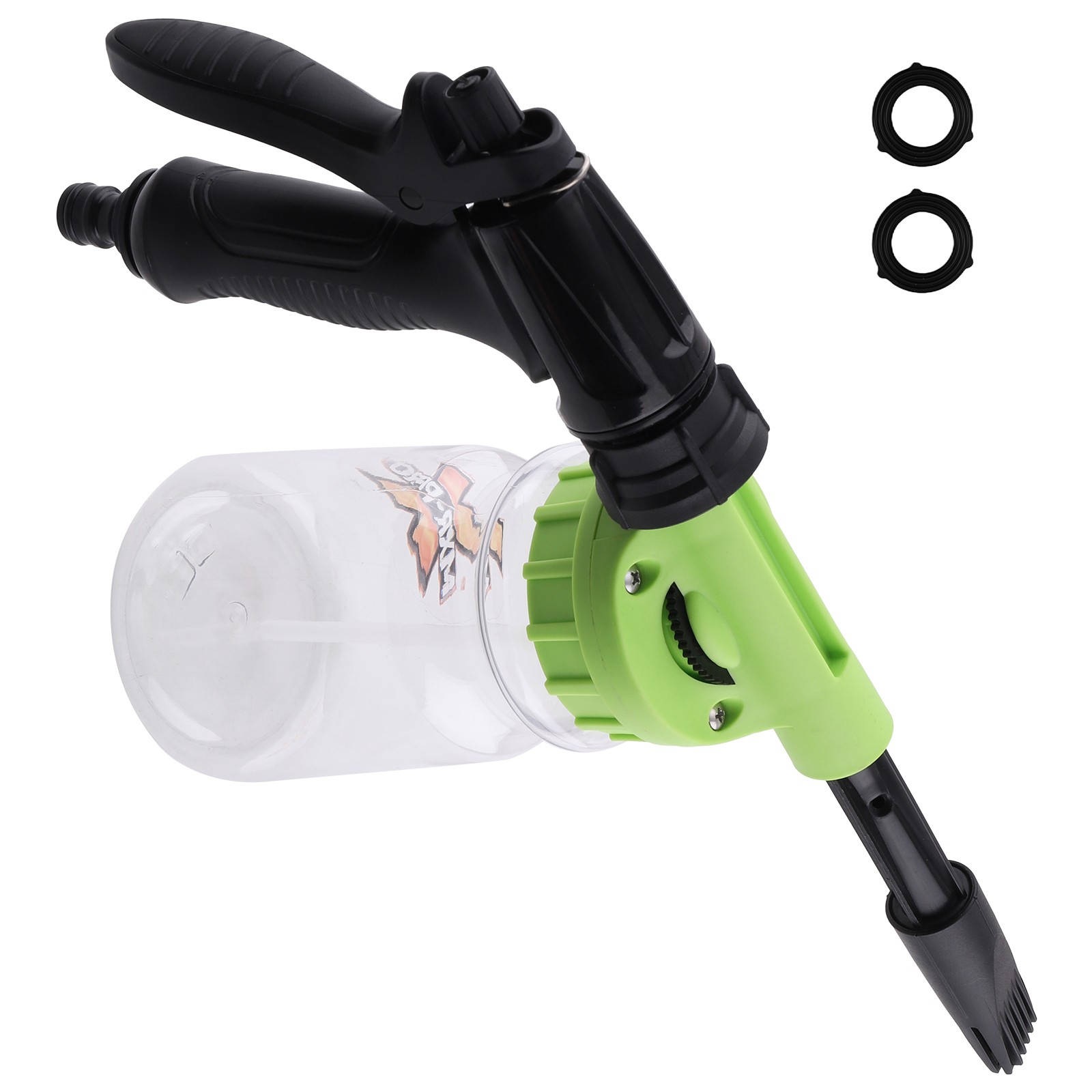 1L Pressure Washer Car Wash Foam Cannon Gun w/ Quick Connector Plastic