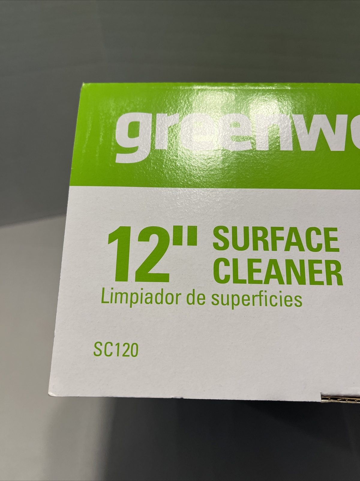 Greenworks 12 inch Pressure Washer Attachment Surface Cleaner Up to 2300 Psi