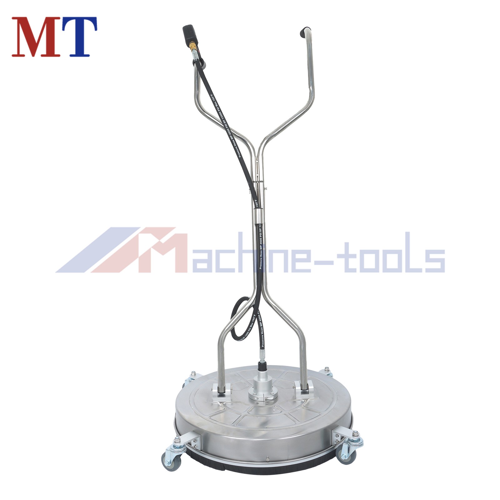 24Inch Pressure Washer Surface Cleaner w/ Handles & Wheels Quick Connect