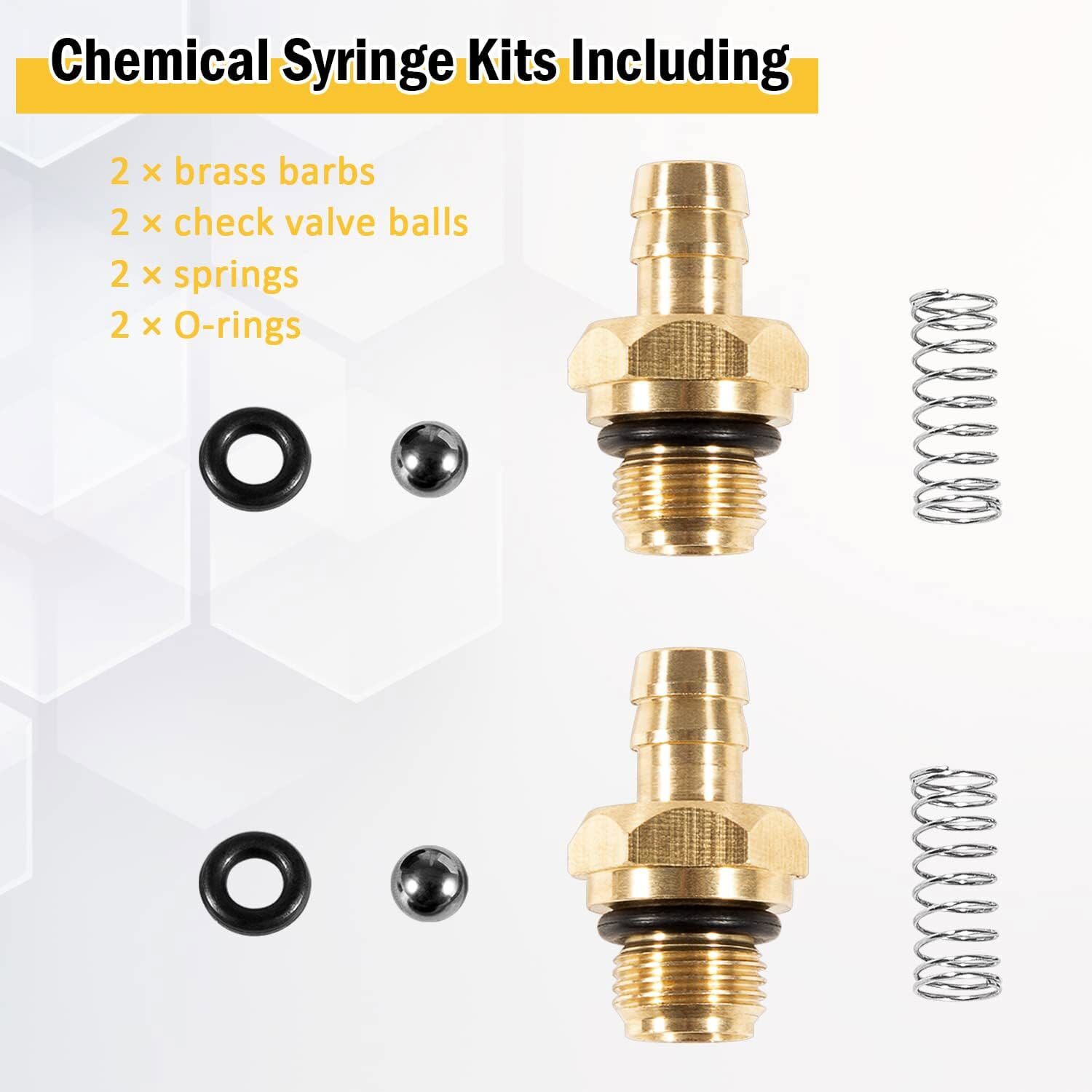 190593GS Pressure Washer Chemical Soap Injector Kit Fit for Briggs and Stratton