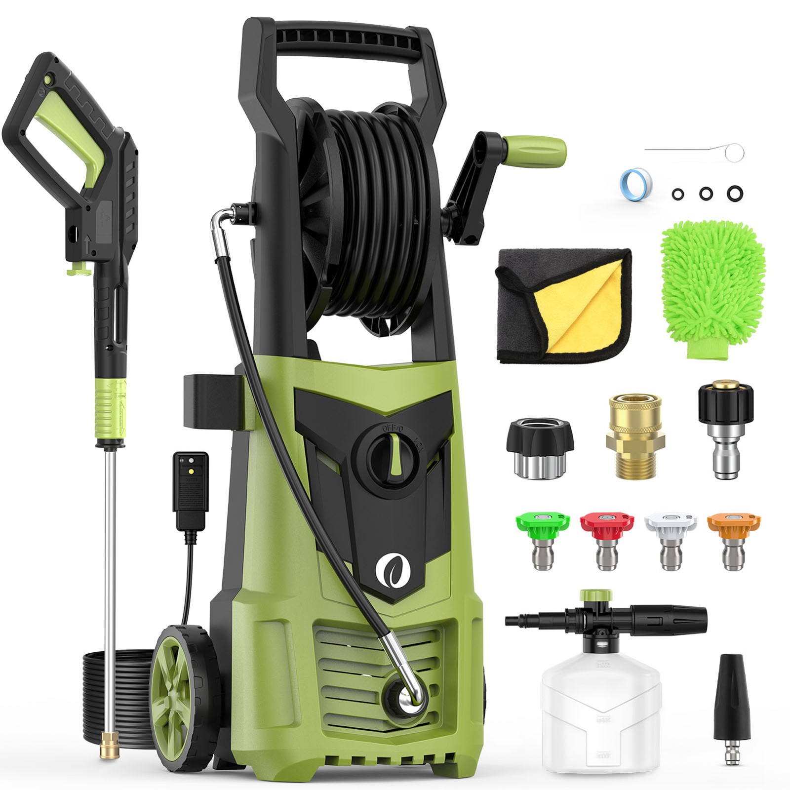 4000 PSI Electric Pressure Washer Powerful Cleaning Machine For Car Patio Metal