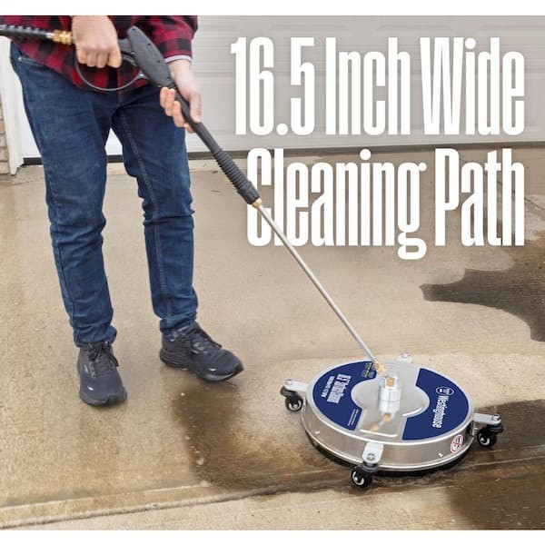 16.5 In. 4400 PSI Stainless Steel Pressure Washer Surface Cleaner