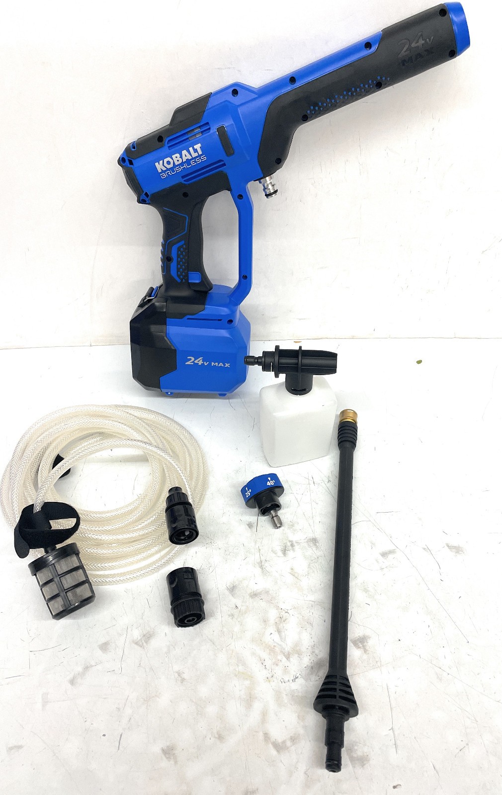 Kobalt 24V Max 700 PSI Brushless Power Cleaner, Tool Only, Blue/Black, 6036654