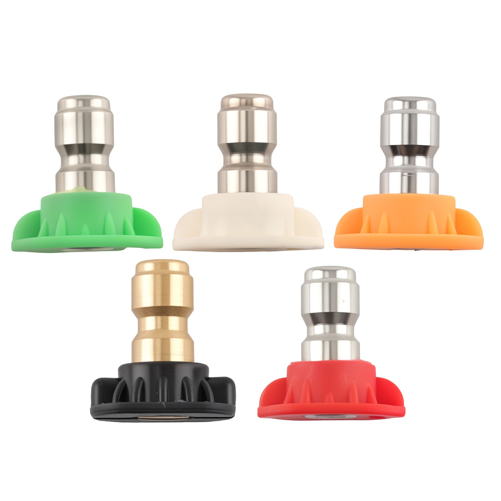 Pressure Washer Dual-use Foam Spray Bar + 5 Nozzles 1/4″ Quick Connect 4000 PSI