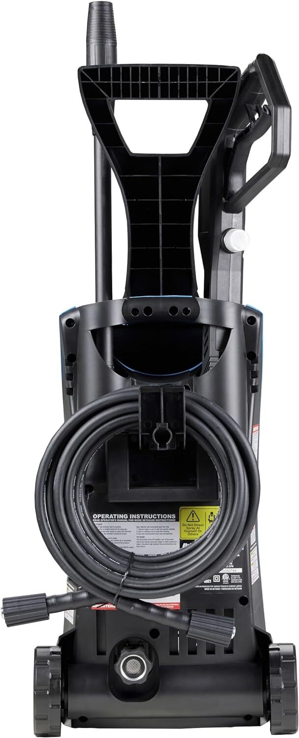 Pulsar PWE2001V Electric Portable High Pressure Washer, PSI 2000, Cleans Cars
