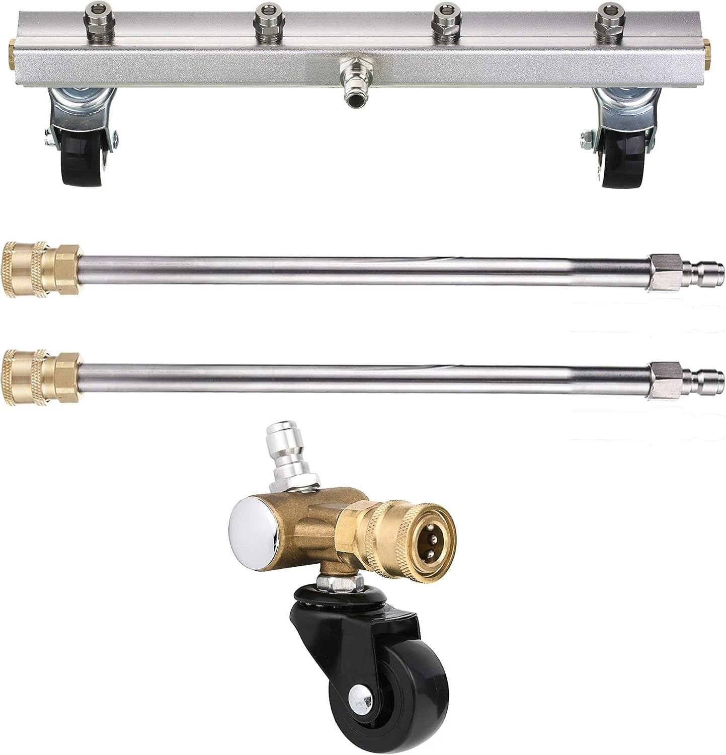 Professional 4000 PSI Pressure Washer Undercarriage Cleaner with Swivel Wheel