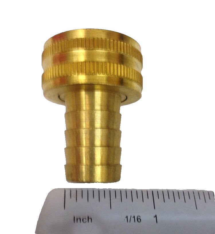Female Garden Hose Fitting FGH To 5/8″ Barb Adaptor 8.705-009.0 Made in USA