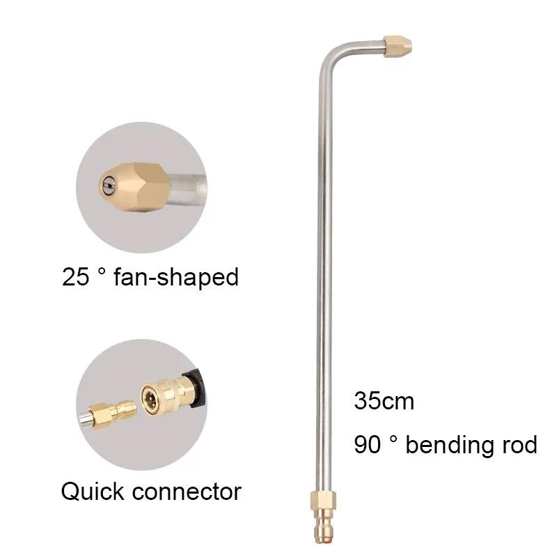 25° & 90° Angle High Pressure Water Gun Nozzle V-Shape Spray Washing Universal