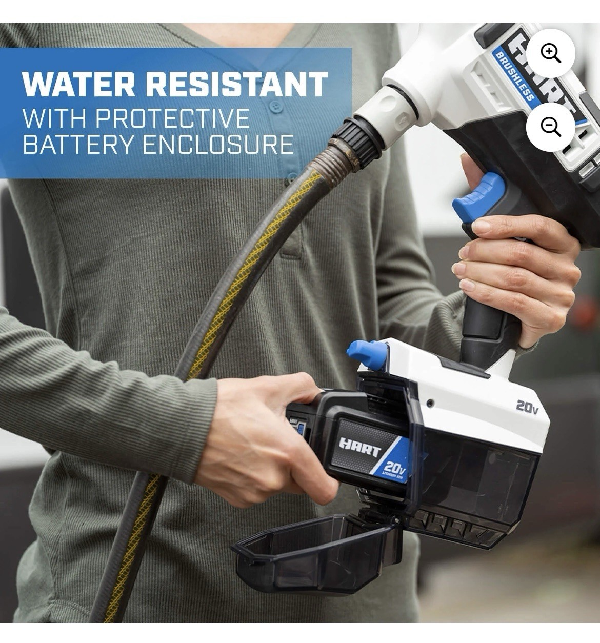 Hart Brushless 600 psi Portable Power Washer