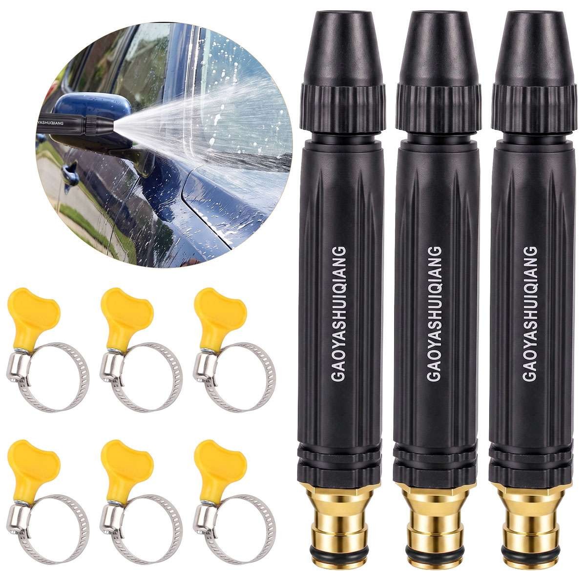 Adjustable High Pressure Hose Spray Nozzle Gun for Car Wash Garden Irrigation