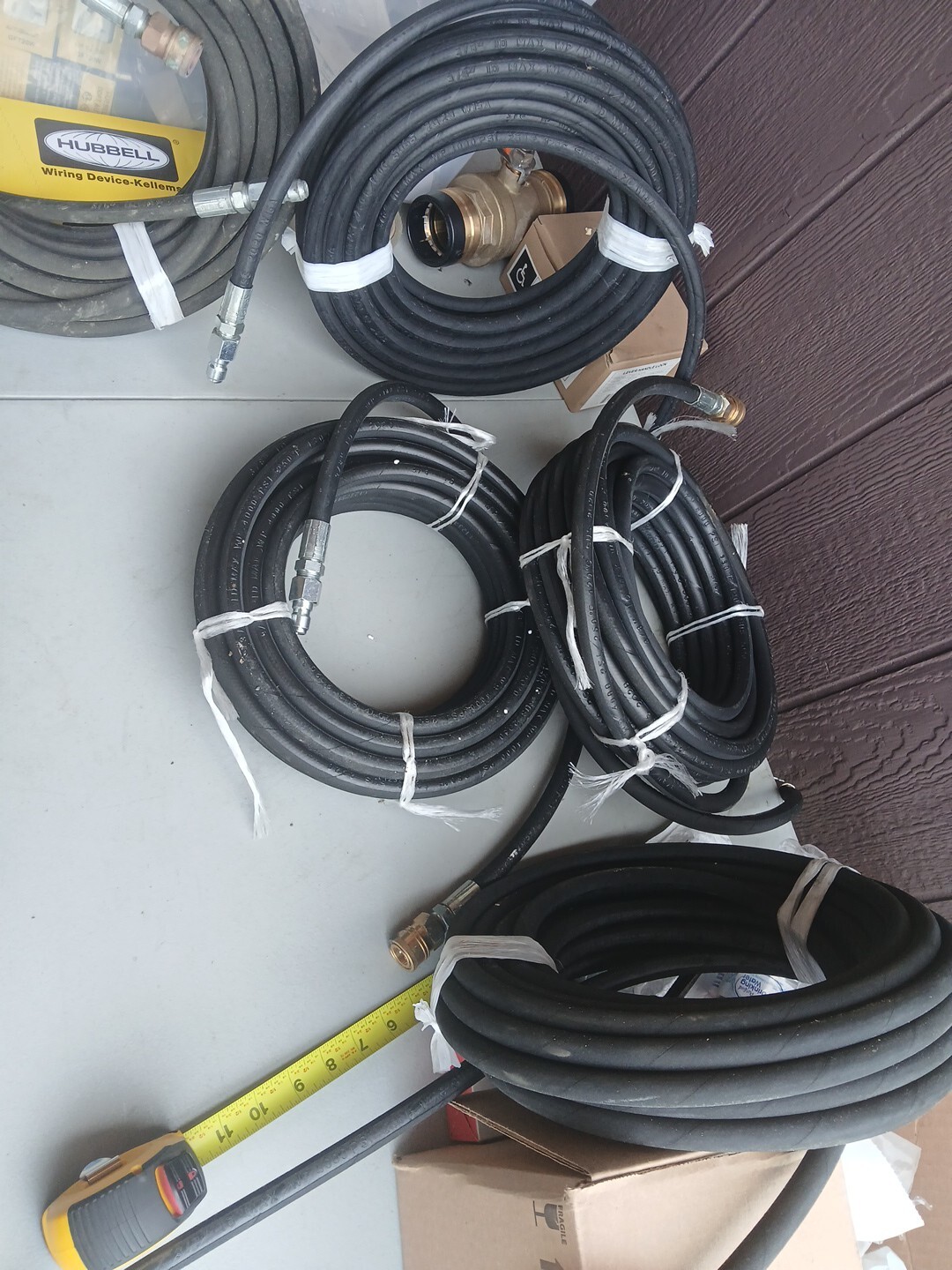Mi-T-M Washer Pressure Hose 0.38″ X 50′ 4,000 PSI Working Pressure 15-0270 New