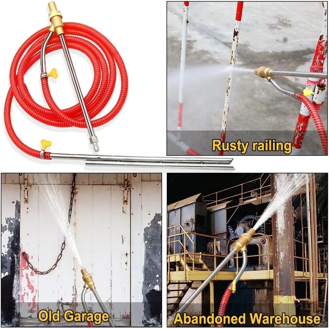 Complete Sandblasting System for Pressure Washers – 3m Hose and Nozzles Included