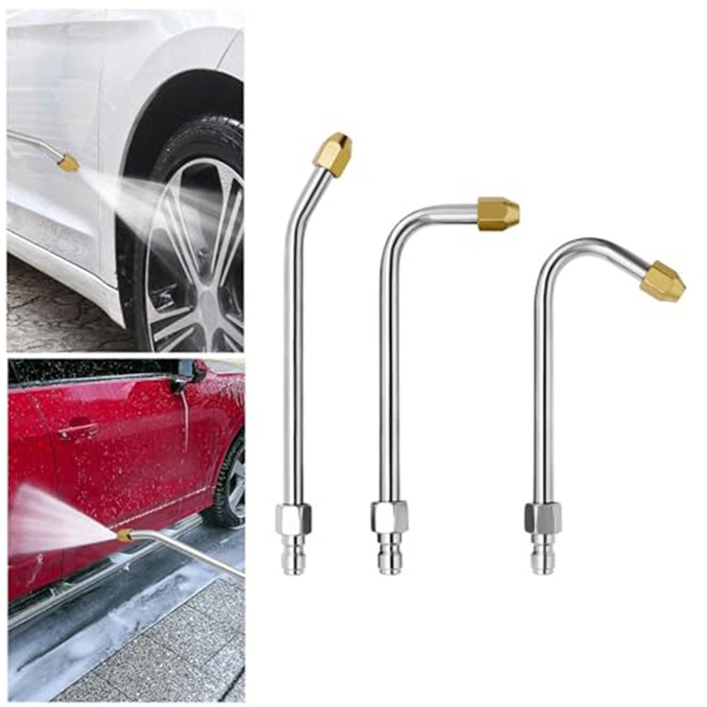 Robust 3 Piece Car Wash System Stainless Steel High Pressure Accessories