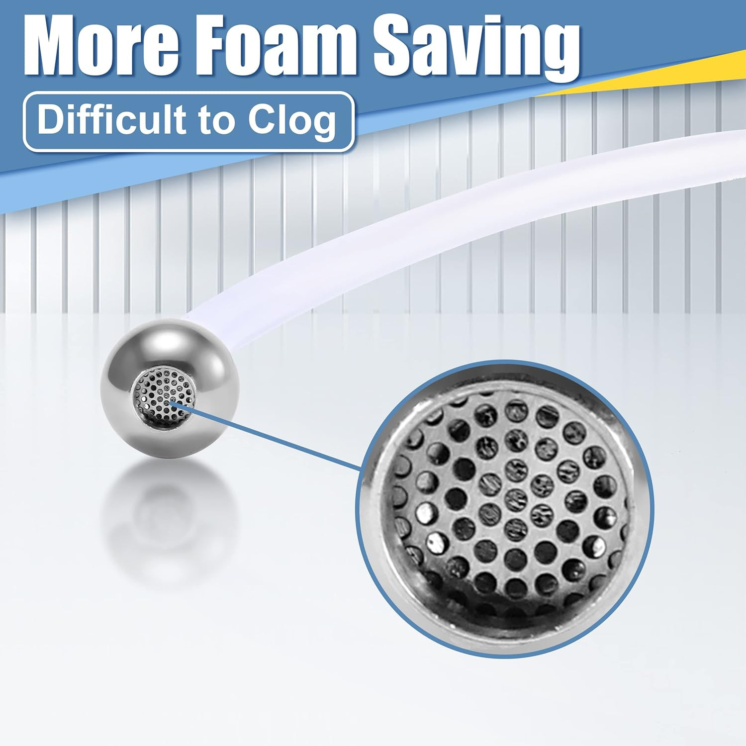 Tool Daily Foam Cannon Straw, Foam Cannon Tube Suits for Most Foam Lance, 9 Inch