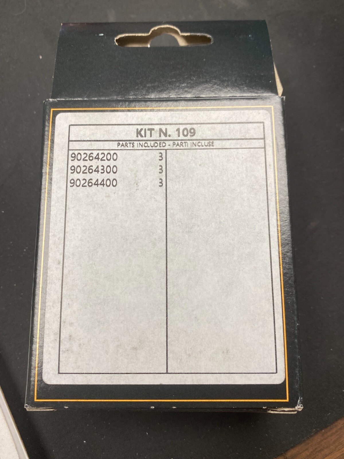 87029000, KIT 109, GENERAL PUMP PARTS