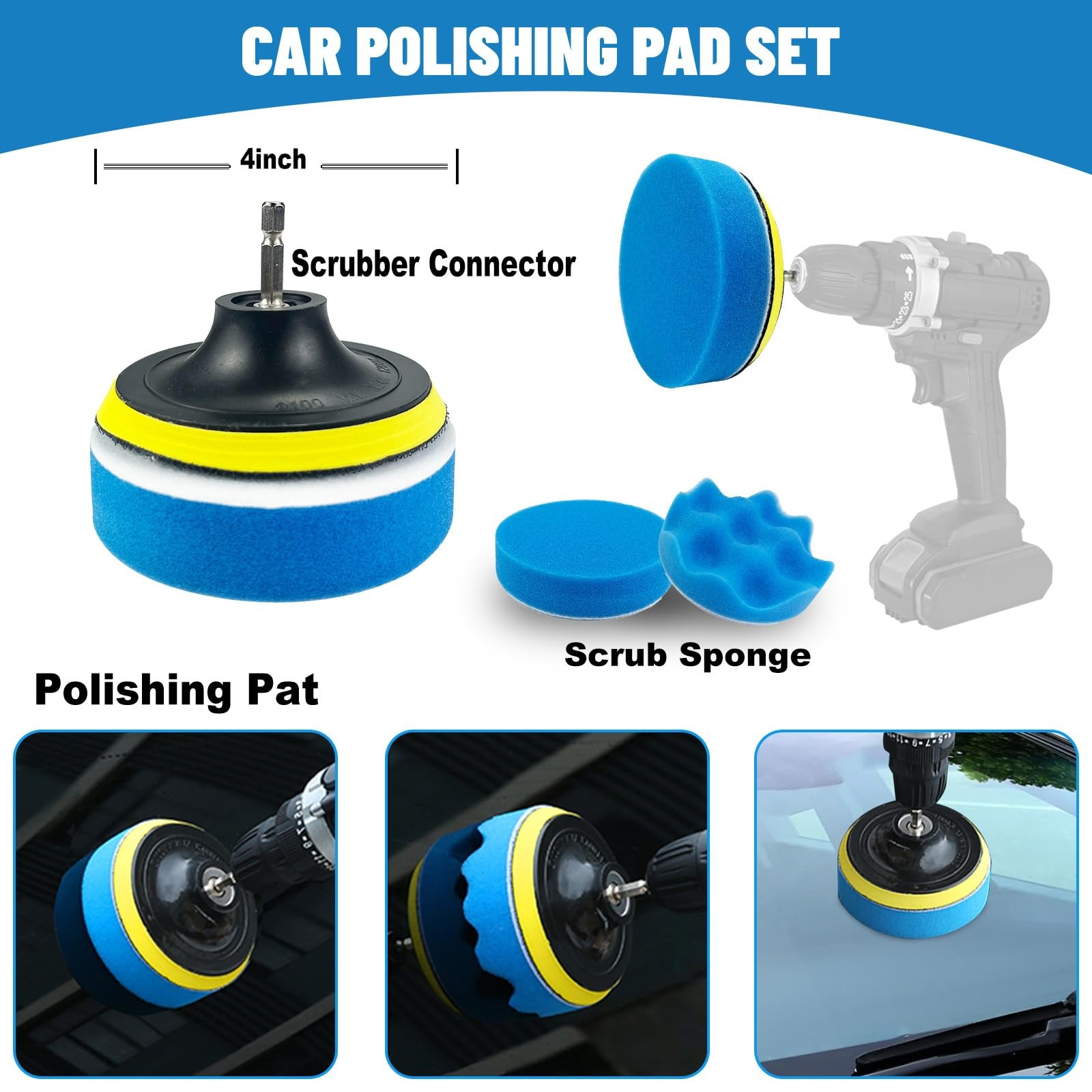 Car Detailing Kit,36pcs Brush Set,Car Cleaning Kit with 26PCS