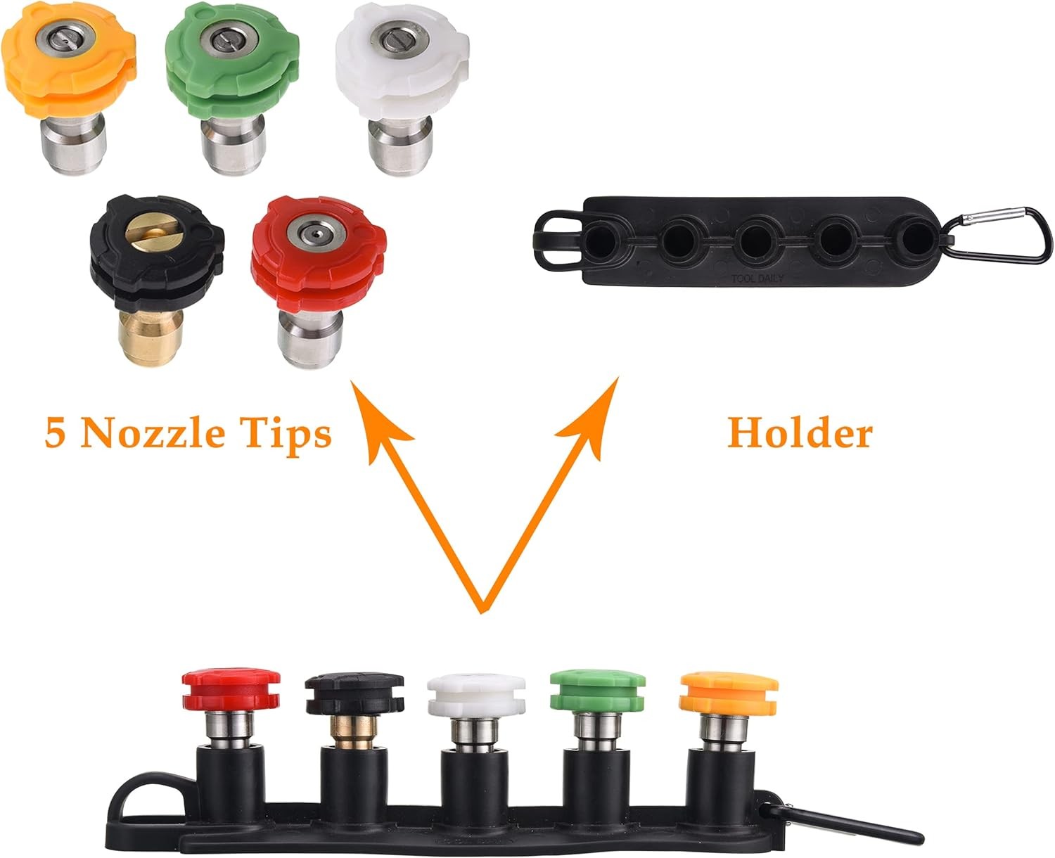 Pressure Washer Gun Kit 4000psi Power Washer Handle Gun With Replacement Wand Ex