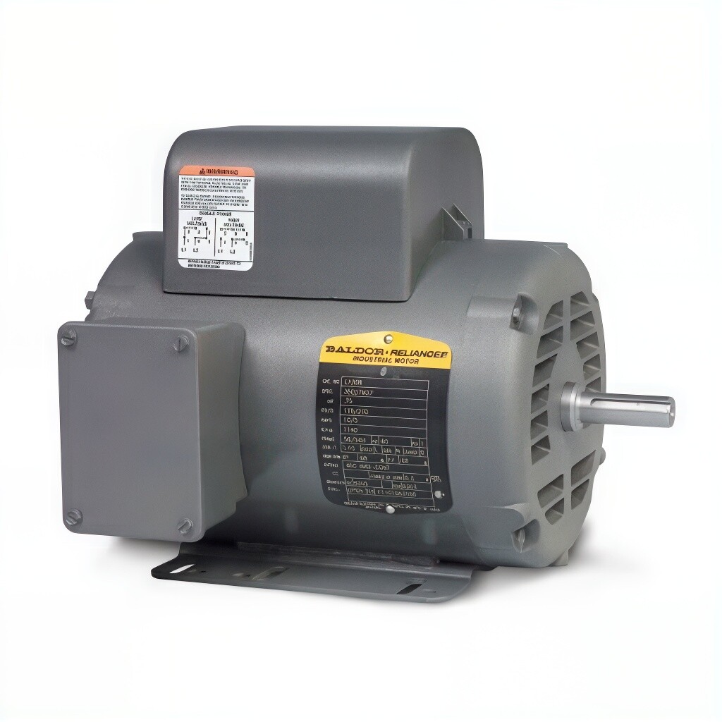 Baldor Motor 3.0 HP, 115/230V 1 PH, 1750 RPM, 184T Frame