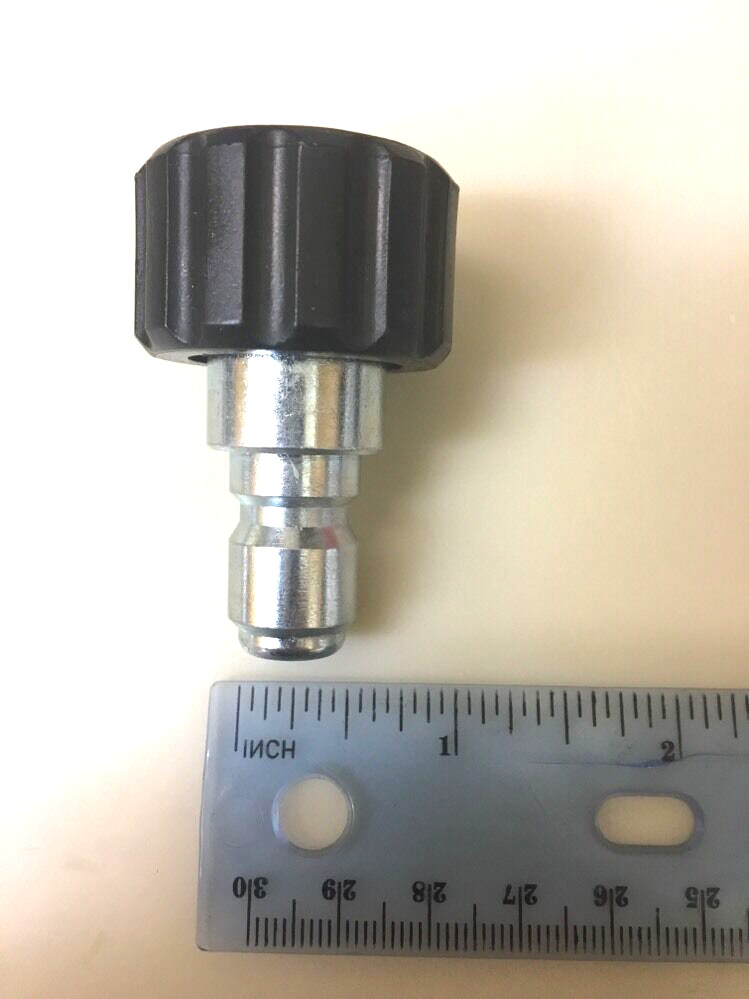 MTM Hydro 14mm Twist Seal Coupler X 3/8″ Stainless QC Plug 24.5014