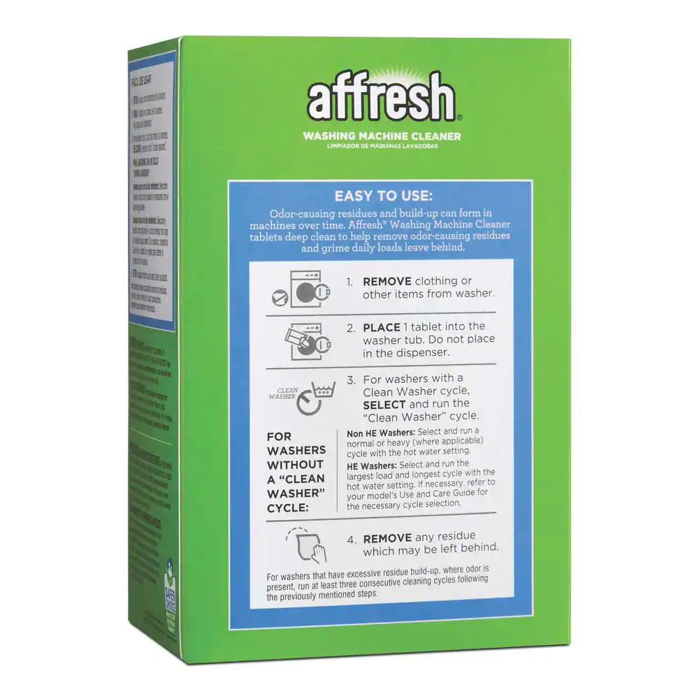 3-Count Washer Cleaner Free Shipping New