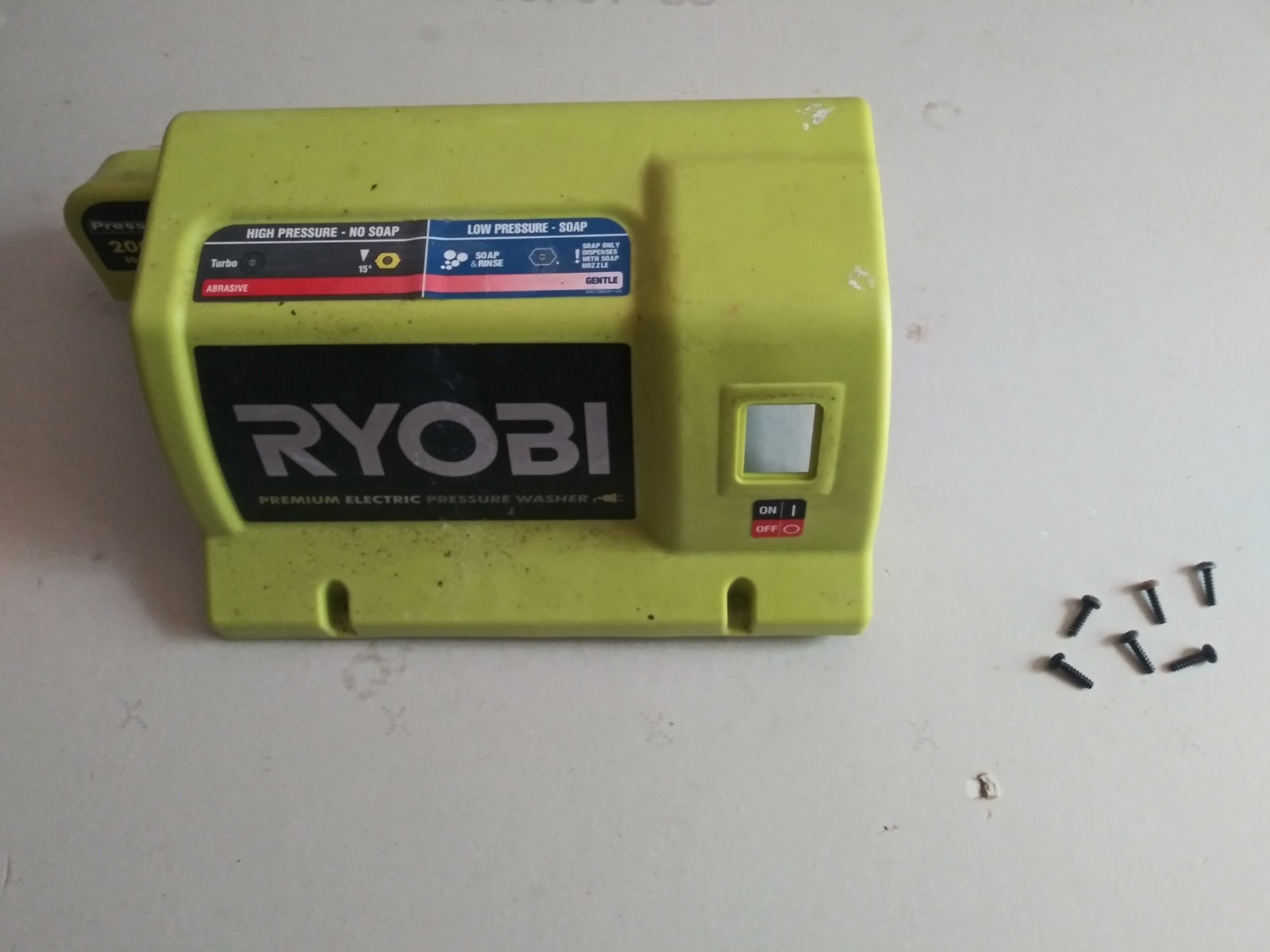 Motor Top Cover For Ryobi RY141900VNM 1.2 GPM Electric Pressure Washer 2000psi