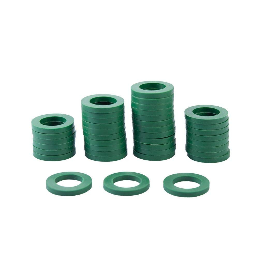 Green40x Garden Hose Rubber Washers Heavy Duty Fit All Standard 3/4″ Garden Hose