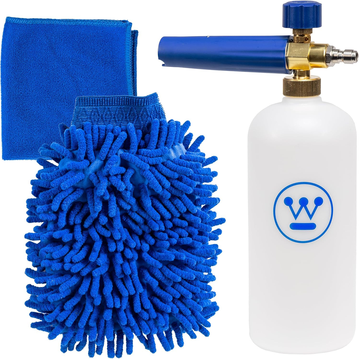Auto Pressure Washer Accessory Kit; Auto Foam Soap Cannon with Quick Connect, Mi