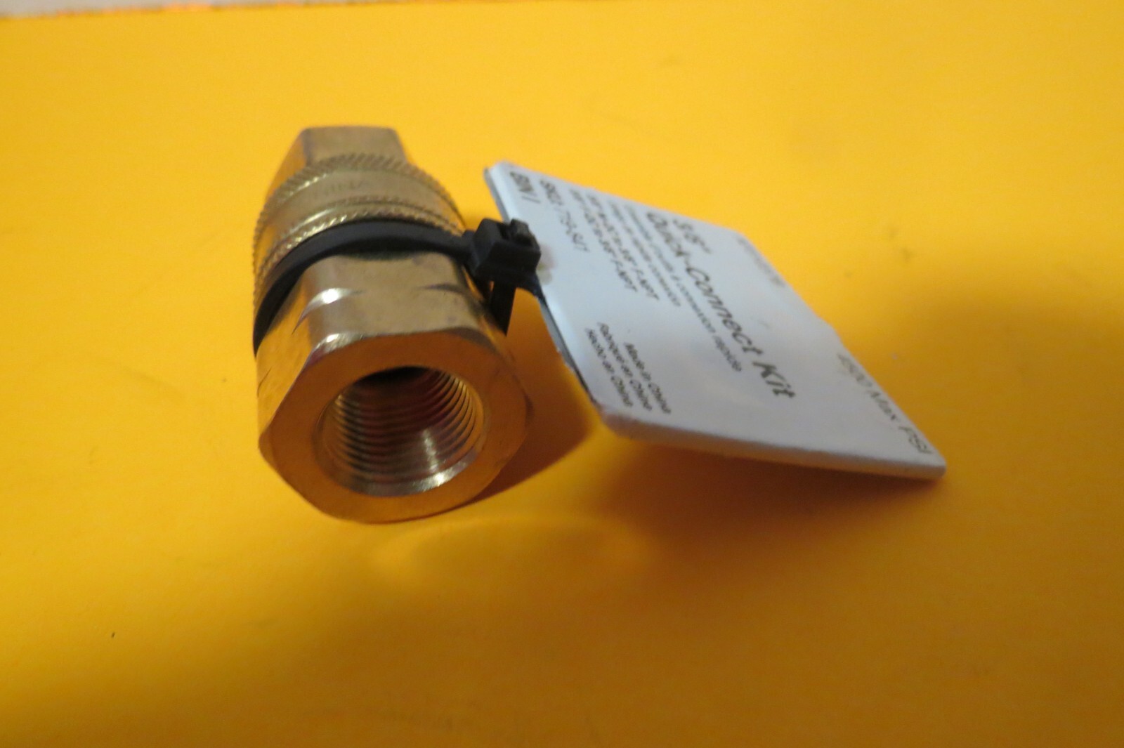 3/8 Inch Brass Quick Connect Kit 4500 Max PSI New In Package