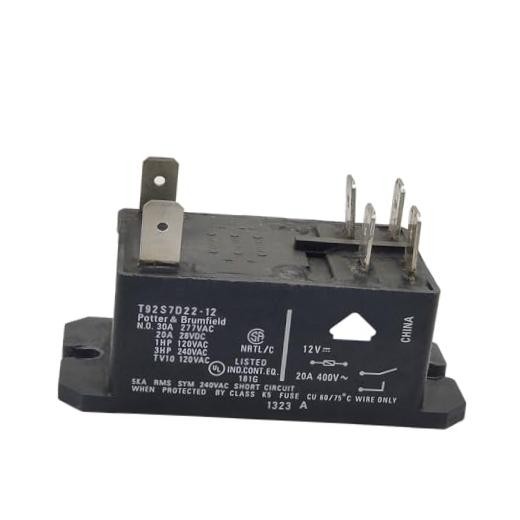 T92P7D22-12 General Purpose High Power Relay 12VDC 30A 6 Pins, DPST-NO