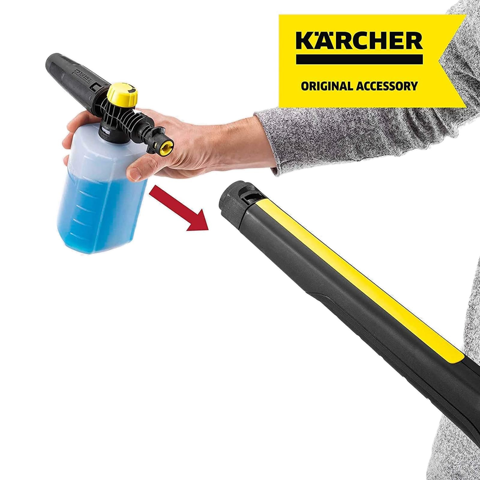 FJ6 Foam Cannon for Karcher Electric Pressure Washers K1-K5 – Great for Clean…