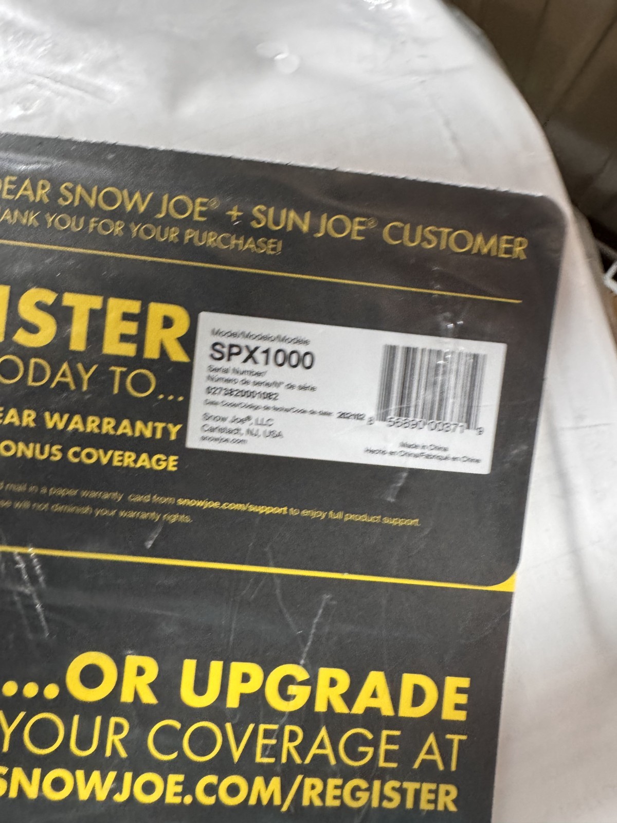 Sun Joe Electric Pressure Washer 1450 PSI 1.45 GPM SPX 1000