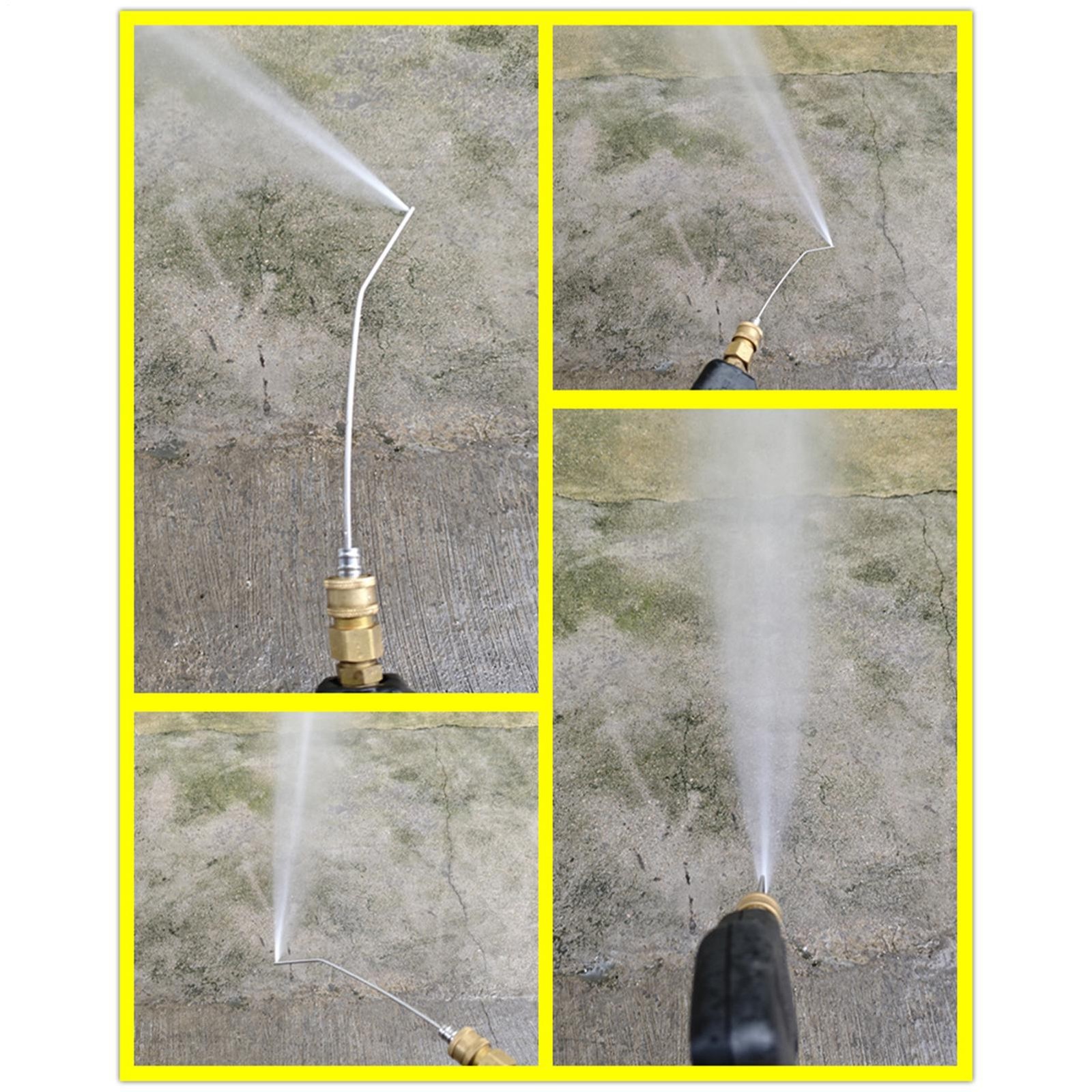 High Pressure Washer Sprayer Needle Stainless Steel Long Wand Flush Wand