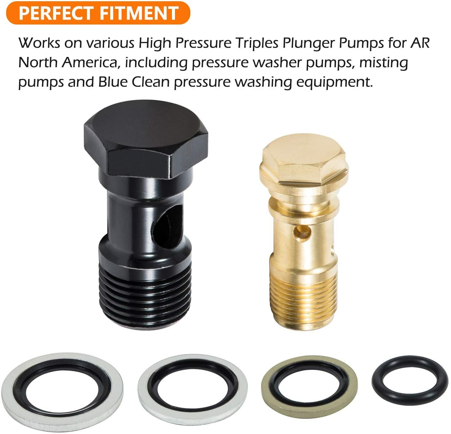 AR2119 Gymatic 3/B Unloader Mounting Bolt Kit for Annovi Reverberi XM, RK Series