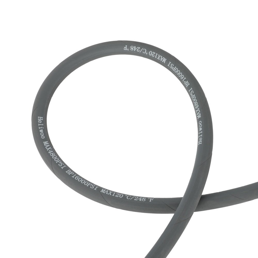 4000psi 50 ft foot 3/8″ Gray Pressure Washer Hose Non-Marking With Couplers