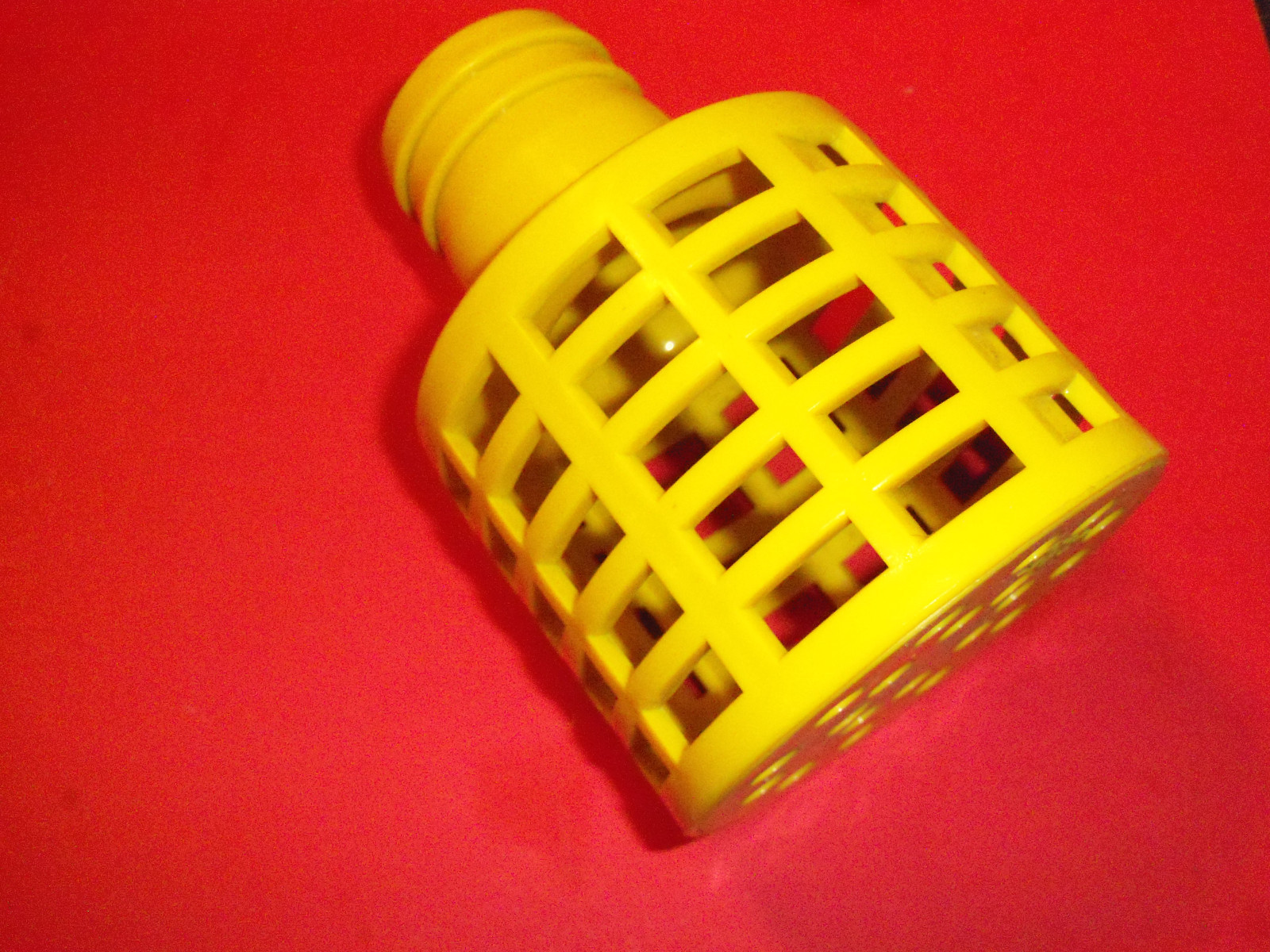 NEW HONDA YELLOW WATER PUMP TRASH SCREEN / STRAINER 4″X3 1/2″ 1 7/8″ OEM