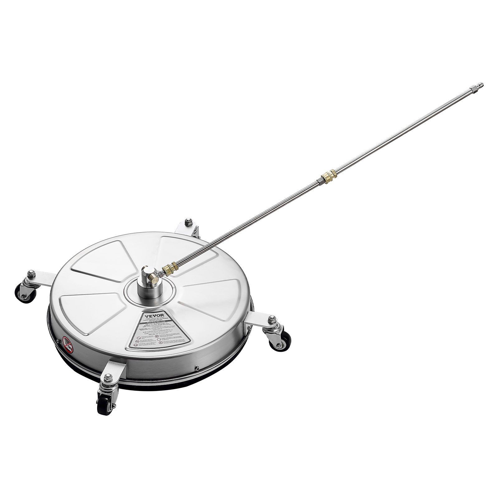 4000PSI 18in 4-Wheel Surface Cleaner & Quick Connect & Stainless Steel