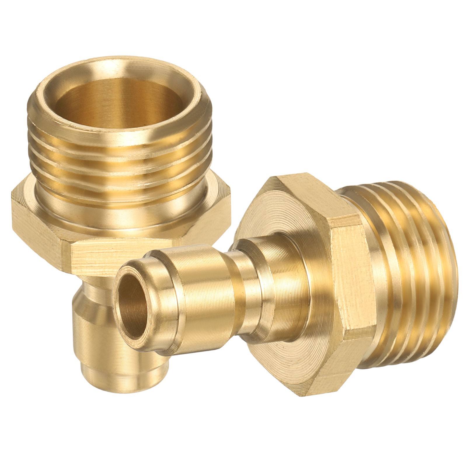 2Pcs Pressure Washer Adapter, 1/4″ Male Quick Plug to G1/2″ Female Brass Fitting