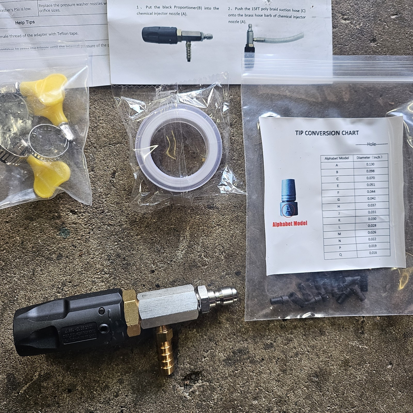 RP23-6 Fixfans Pressure Washer Long Range Nozzle