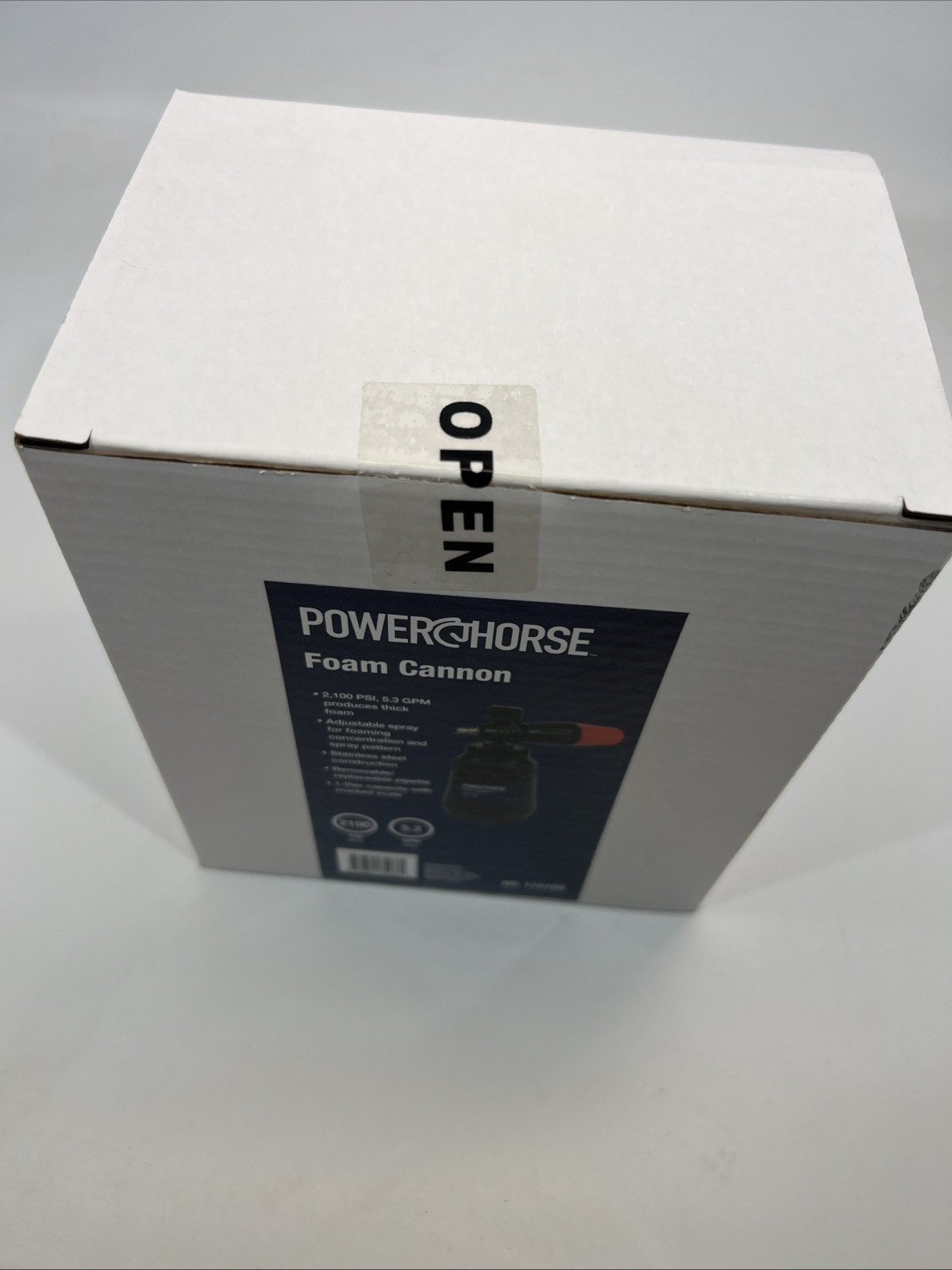 Powerhorse 2100 PSI Foam Cannon Power Washer Sealed Box 115105.