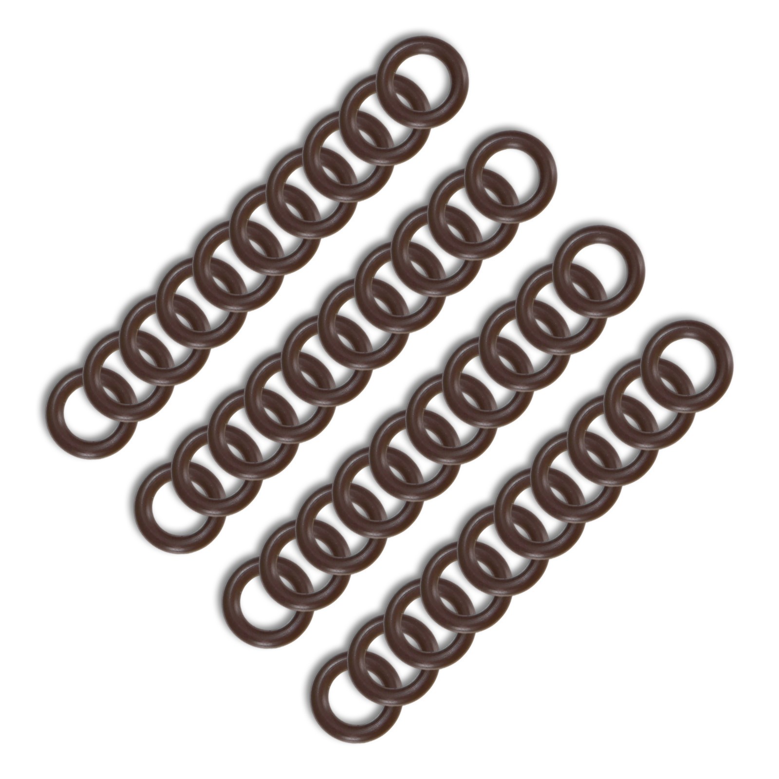 40-Pack 1/4” Fluorine Rubber O Ring Assortment Kit for Air Connections