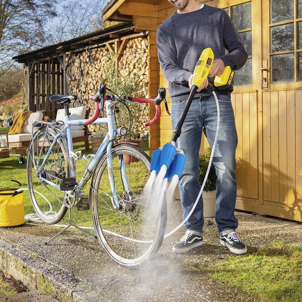 360° Rotating Pressure Washer Four Turbo Nozzle 1/4″ Quick Connector 2.5 Orifice