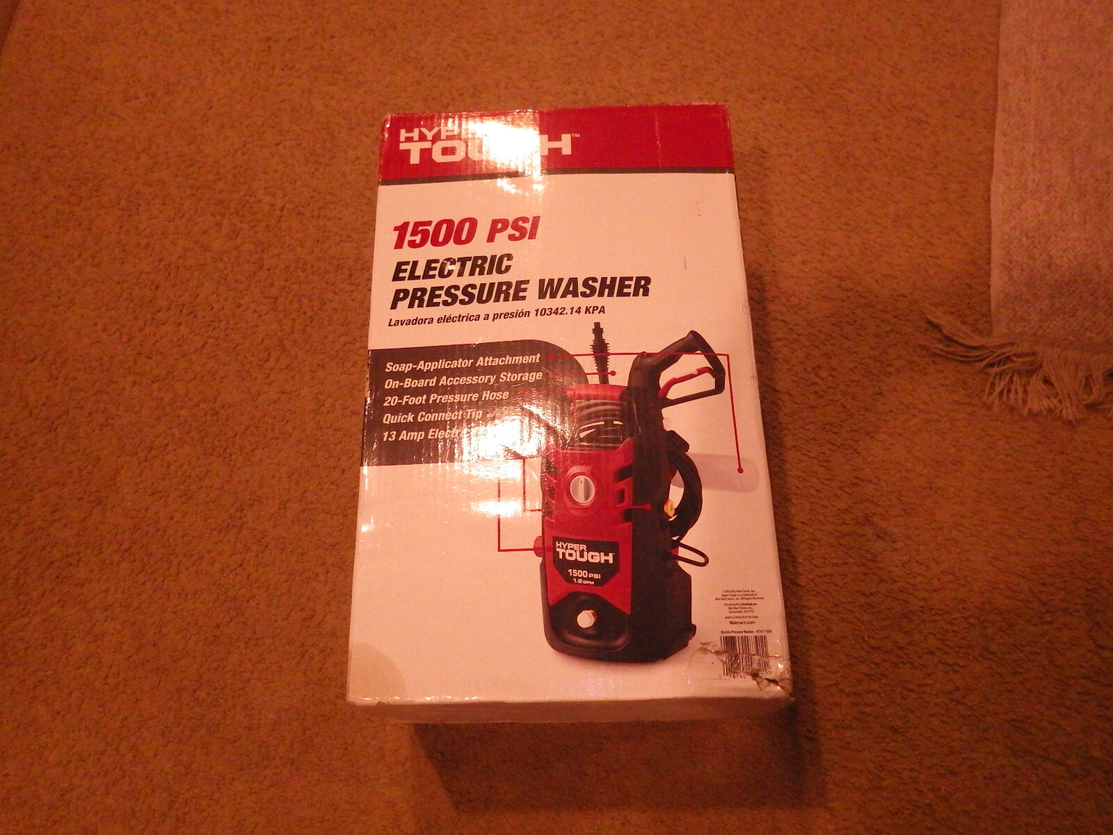 Hyper Tough 1500 psi electric pressure washer Brand New Unopened