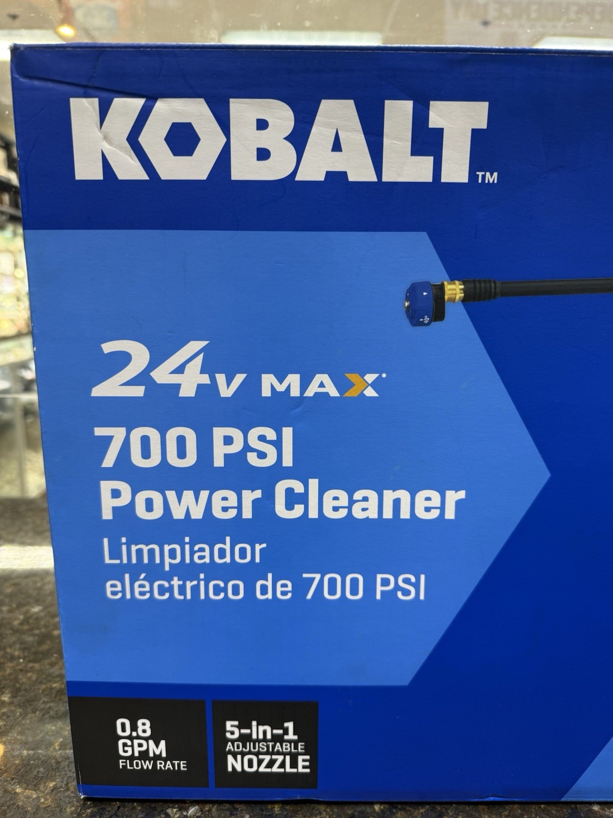 NEW Kobalt 700-PSI Cold Water Battery Outdoor power cleaner 0.8-GPM -Tools Only