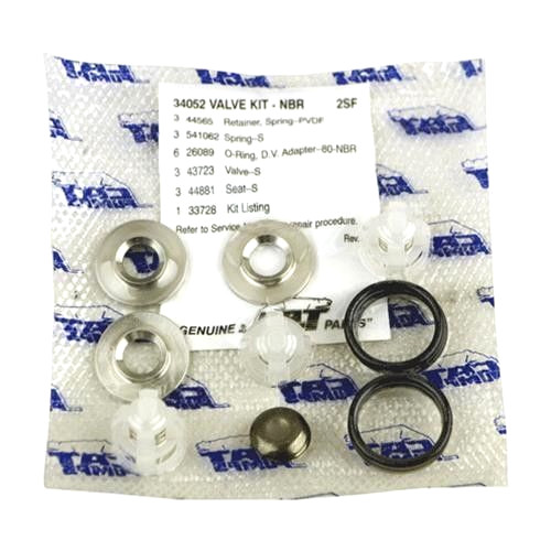 CAT PUMPS 34052 DISCHARGE VALVE KIT for Cat Pump 2SF, SF22E, 30GZ, 2SFX25GZ