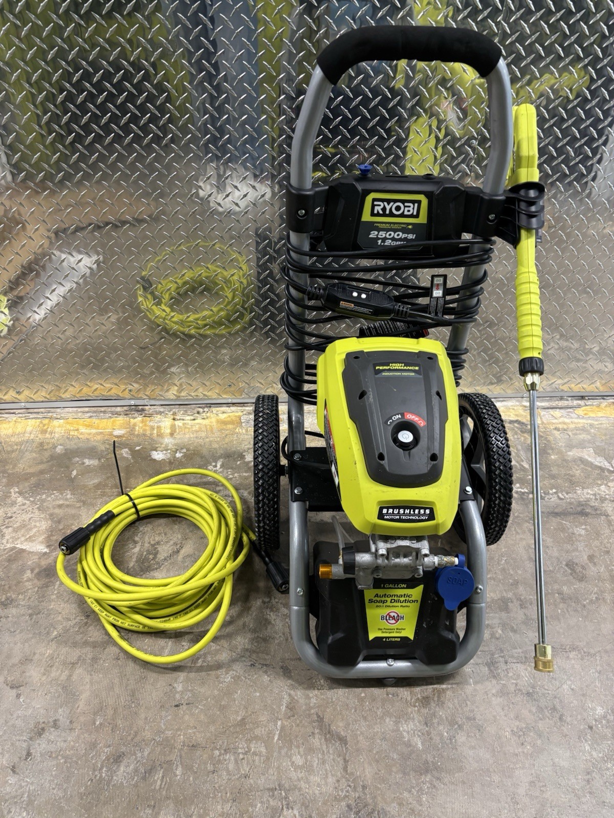 RYOBI 2500 PSI 1.2 GPM High Performance Cold Water Electric Pressure Washer