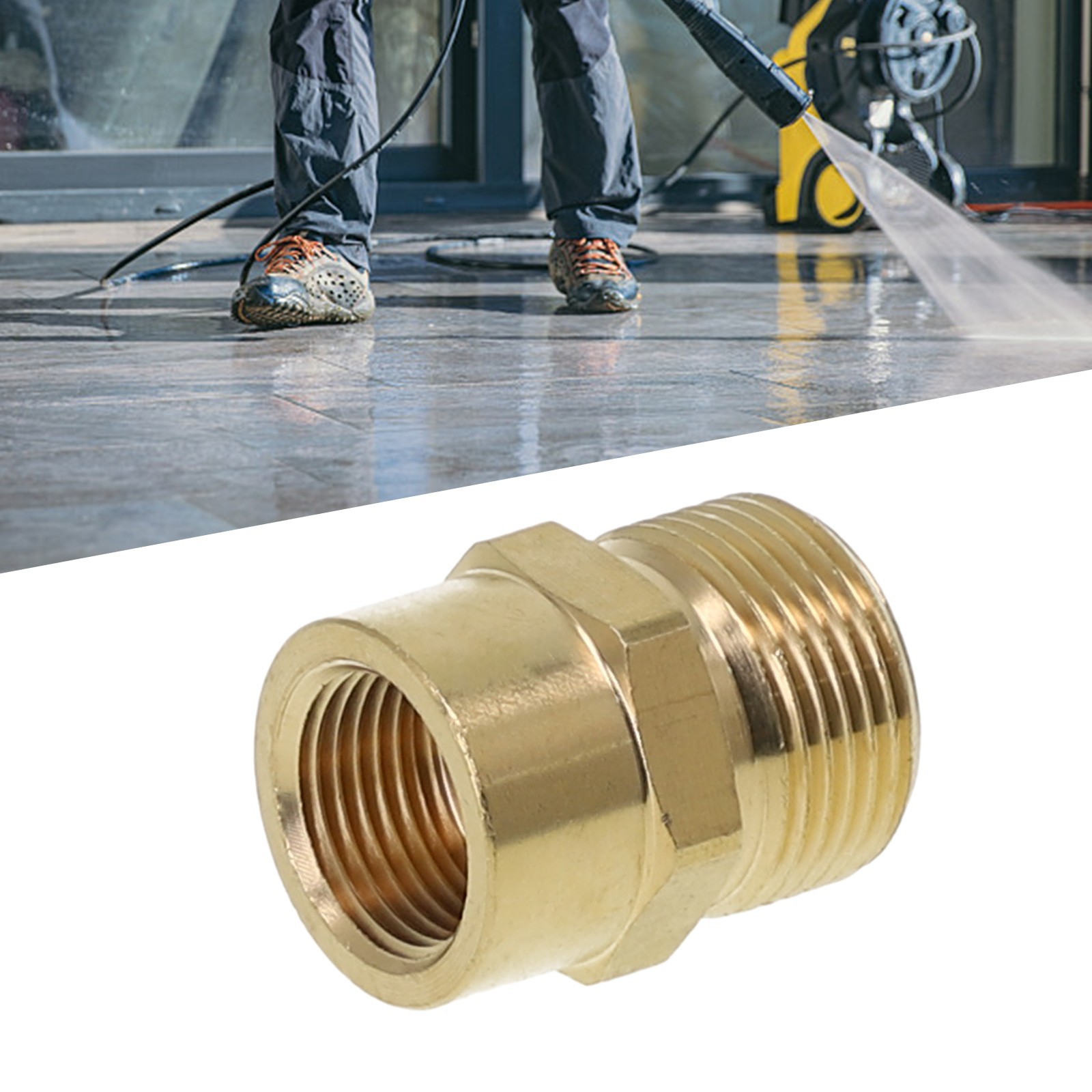 Brass For Pressure Washer Connector with G 3/8 Female Threading M22For X1 5