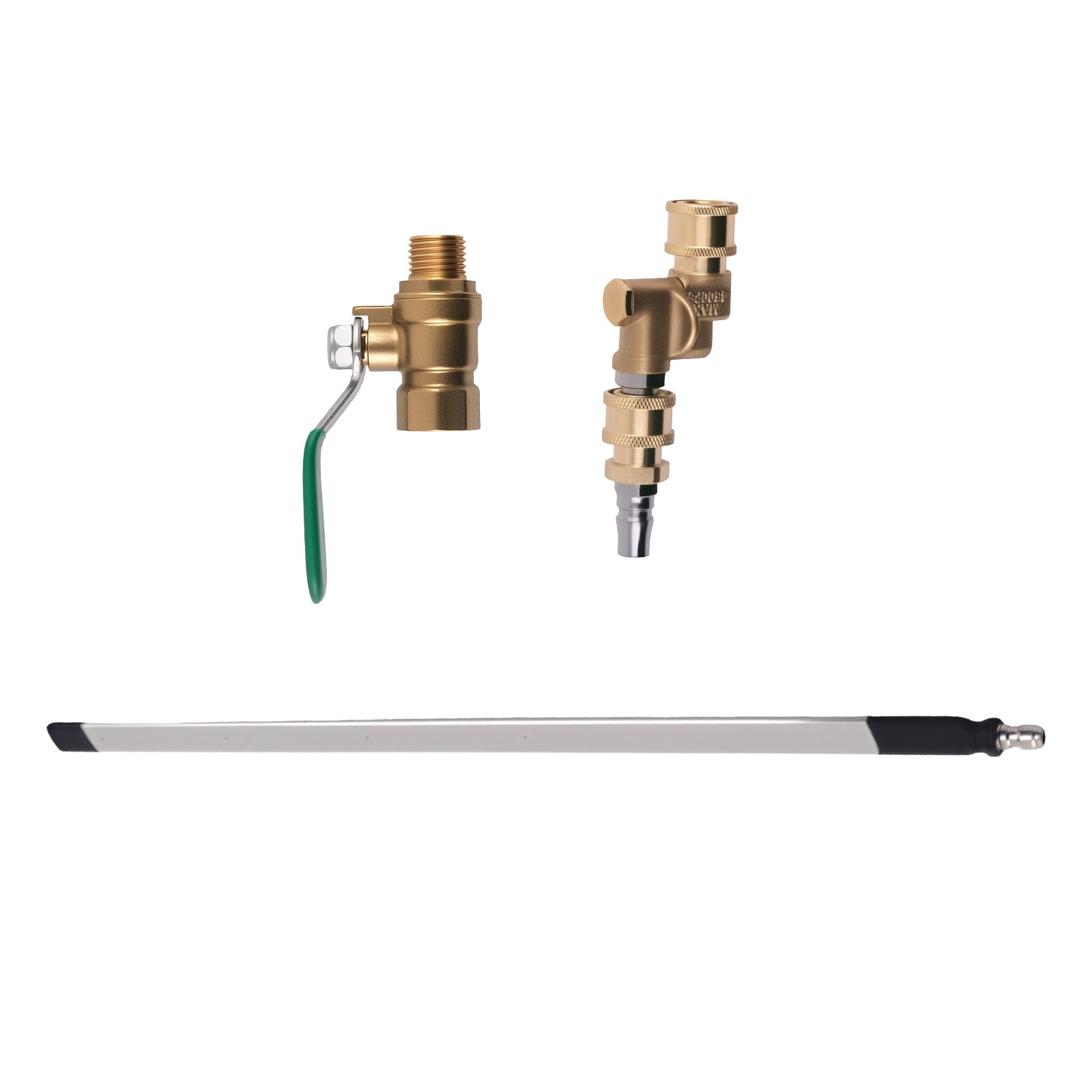 23.62″/60cm Stainless Steel High Pressure Radiator Cleaning Wand Flush Tool