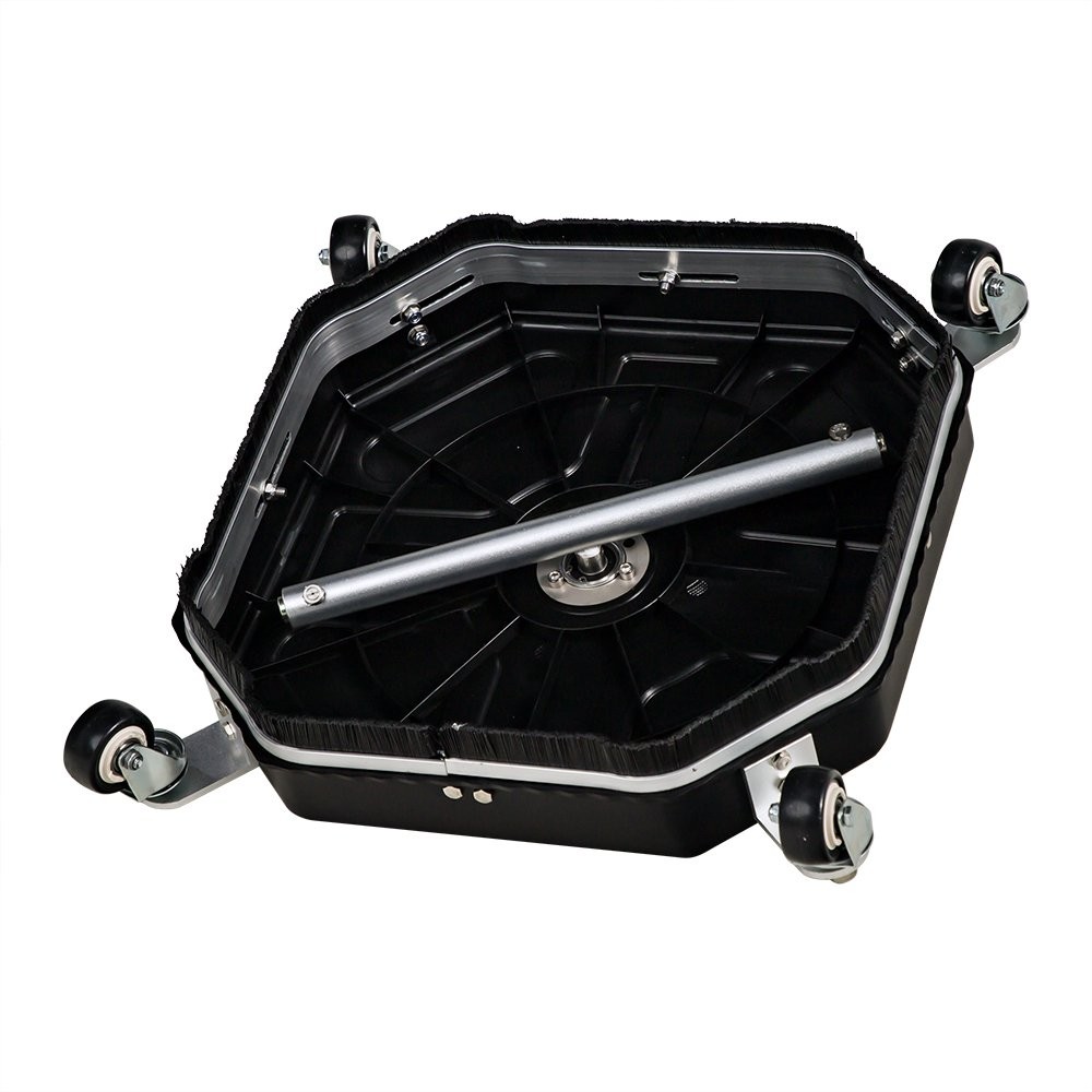 16″ Pressure Washer Surface Cleaner with 4 Wheels & 2 Extension Wands Black