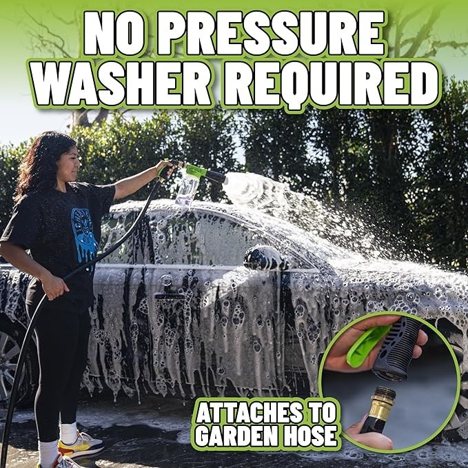 Chemical Guys TORQ Foam Blaster 6 – Cannon Garden Hose FOAM BLASTER ONLY